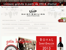 Tablet Screenshot of boutique-saint-emilion.com